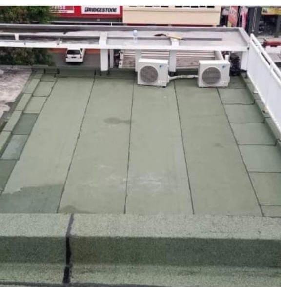 Pemasangan Membran Bakar Dak Beton